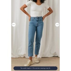 TWOTHIRDS Ocean Denim Jeans Nakholmen - Mid Blue Organic Size Small (6-8), 36 EU